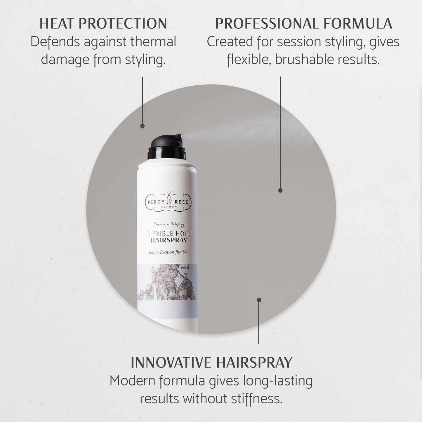 Percy & Reed Session Styling Flexible Hold Hairspray