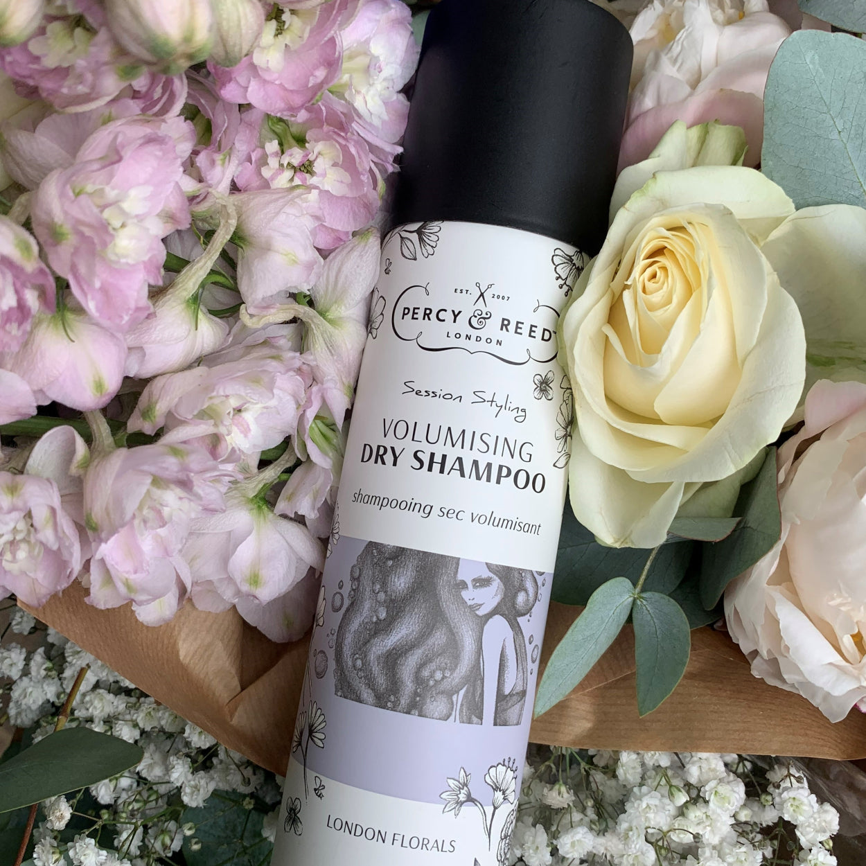 Percy & Reed Session Styling Volumising Dry Shampoo - London Florals Edition