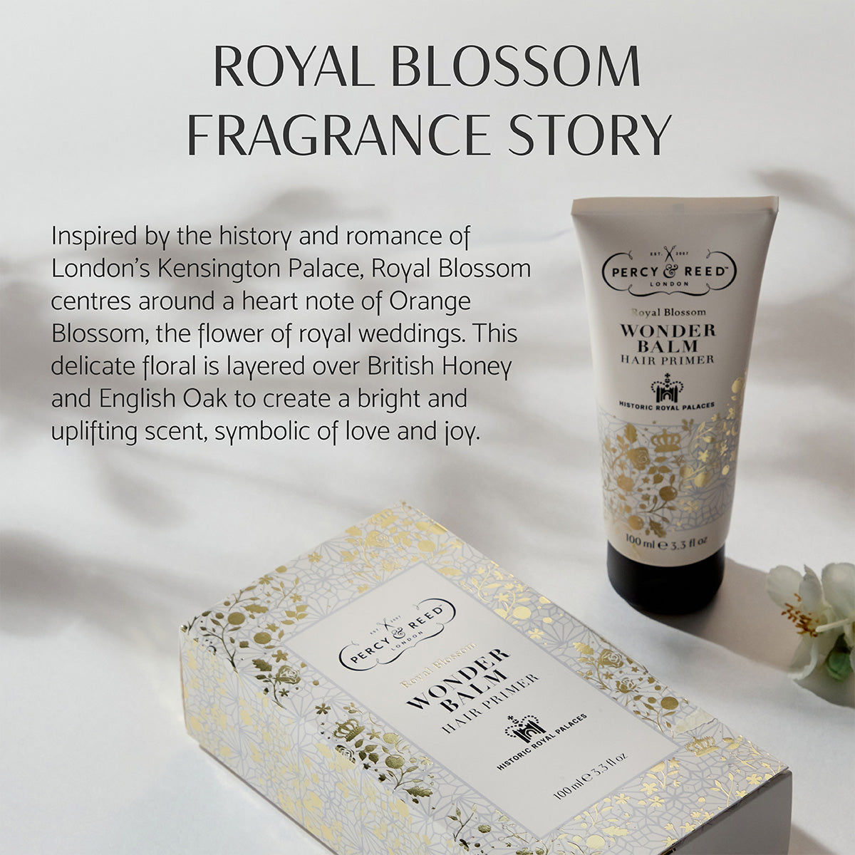 Percy & Reed Royal Blossom Wonder Balm Hair Primer