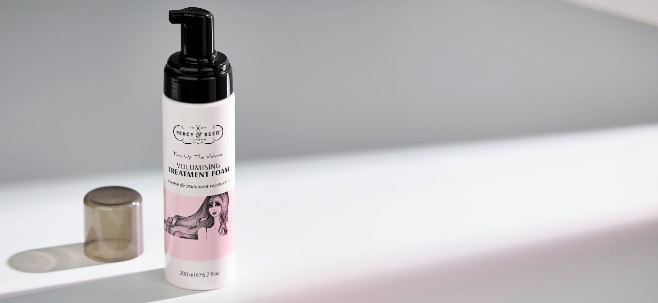 Unveil Effortless Volume with Percy & Reed’s Volumising Treatment Foam