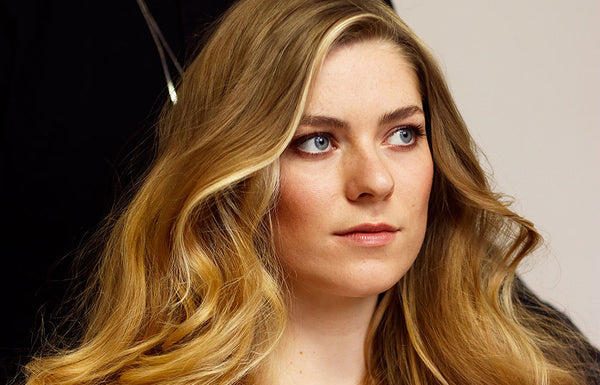 Girl with thick hair