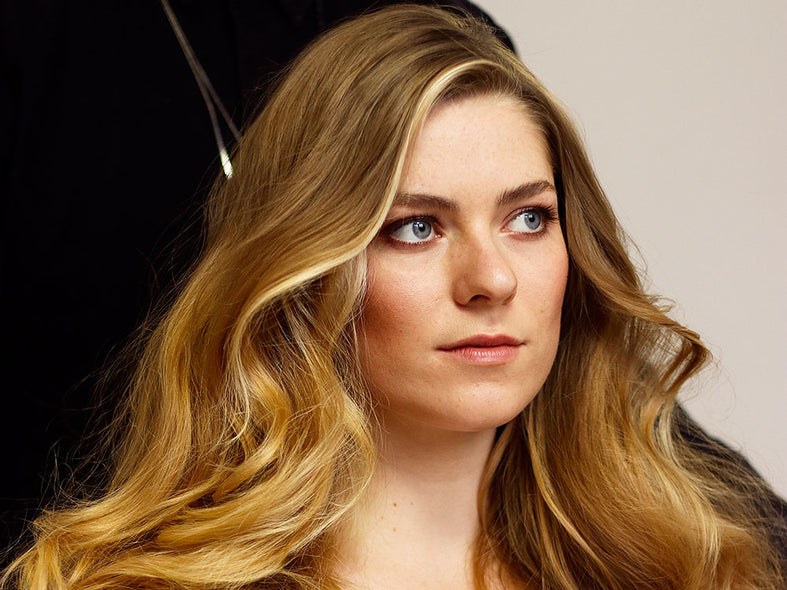 Girl with thick hair