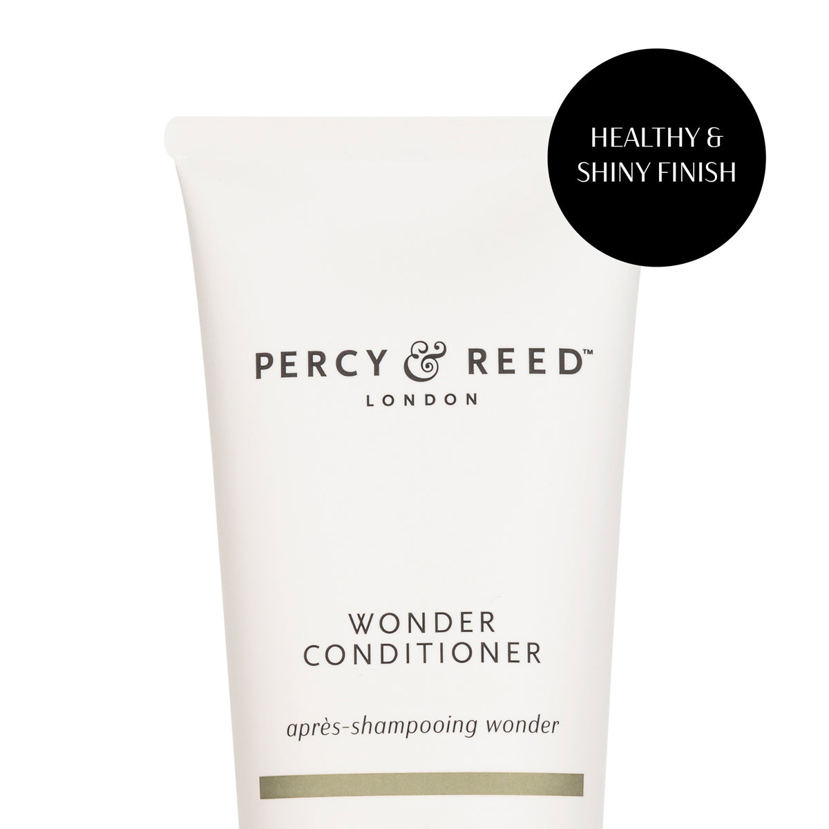 Close up shot of Percy & Reed Wonder Conditioner for smooth hair