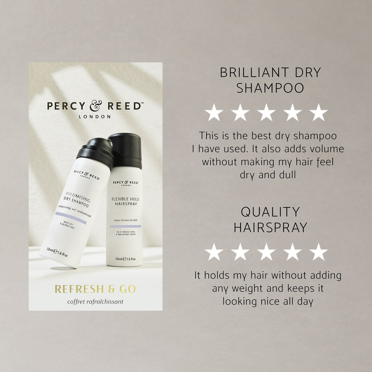 Percy & Reed Refresh & Go Mini Kit