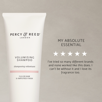 Reviews of Percy & Reed volumising shampoo and conditioner bundle