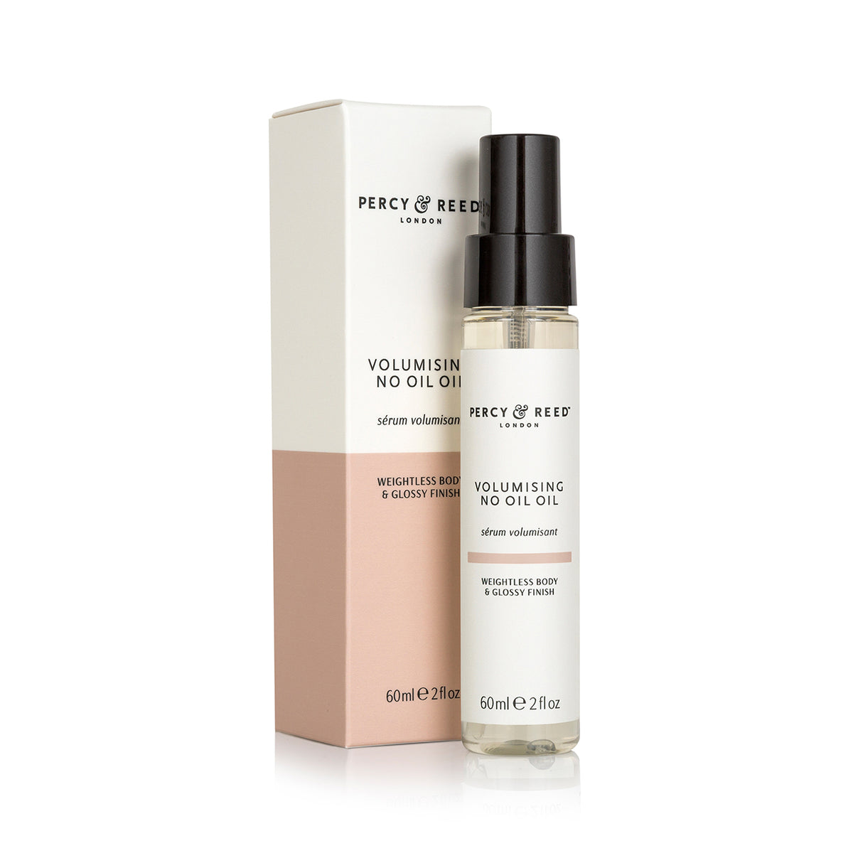 Percy & Reed Smoothed Sensational No Oil Oil for fine hair bottle, lightweight hair oil for shine, 60ml