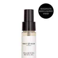 Close up shot of Percy & Reed No Oil Oil lightweight hair oil