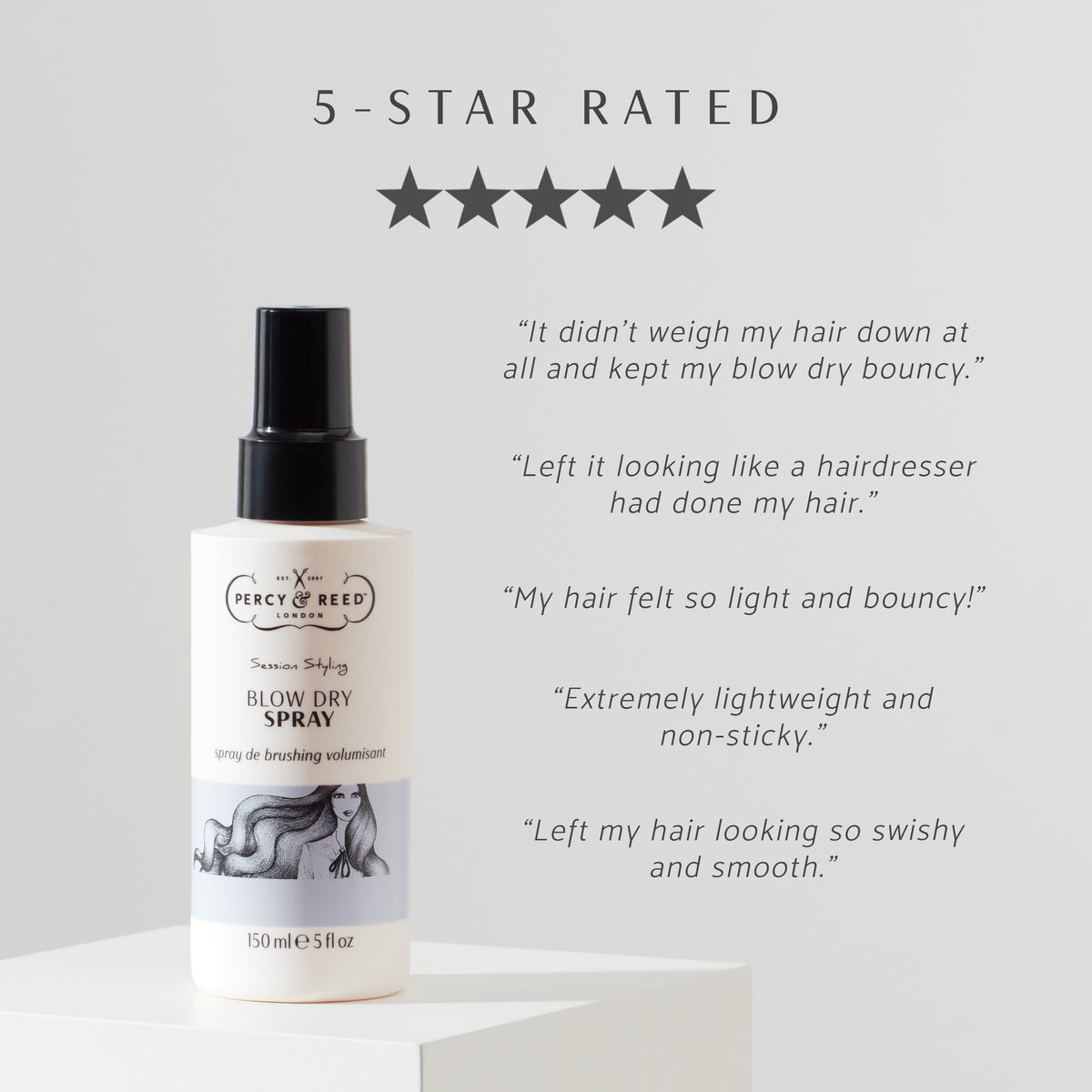Reviews of Percy & Reed Blow Dry Spray