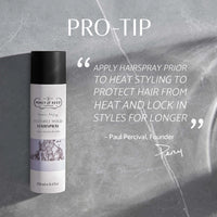 Flexible Hold Hairspray Percy & Reed 400ml –Pro Tip - "Apply hairspray prior to heat styling to protect hair from heat and lock in styles for longer" - Paul Percival