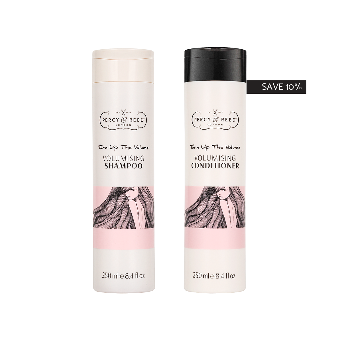 Percy & Reed Turn Up The Volume Volumising Shampoo and Conditioner Bundle