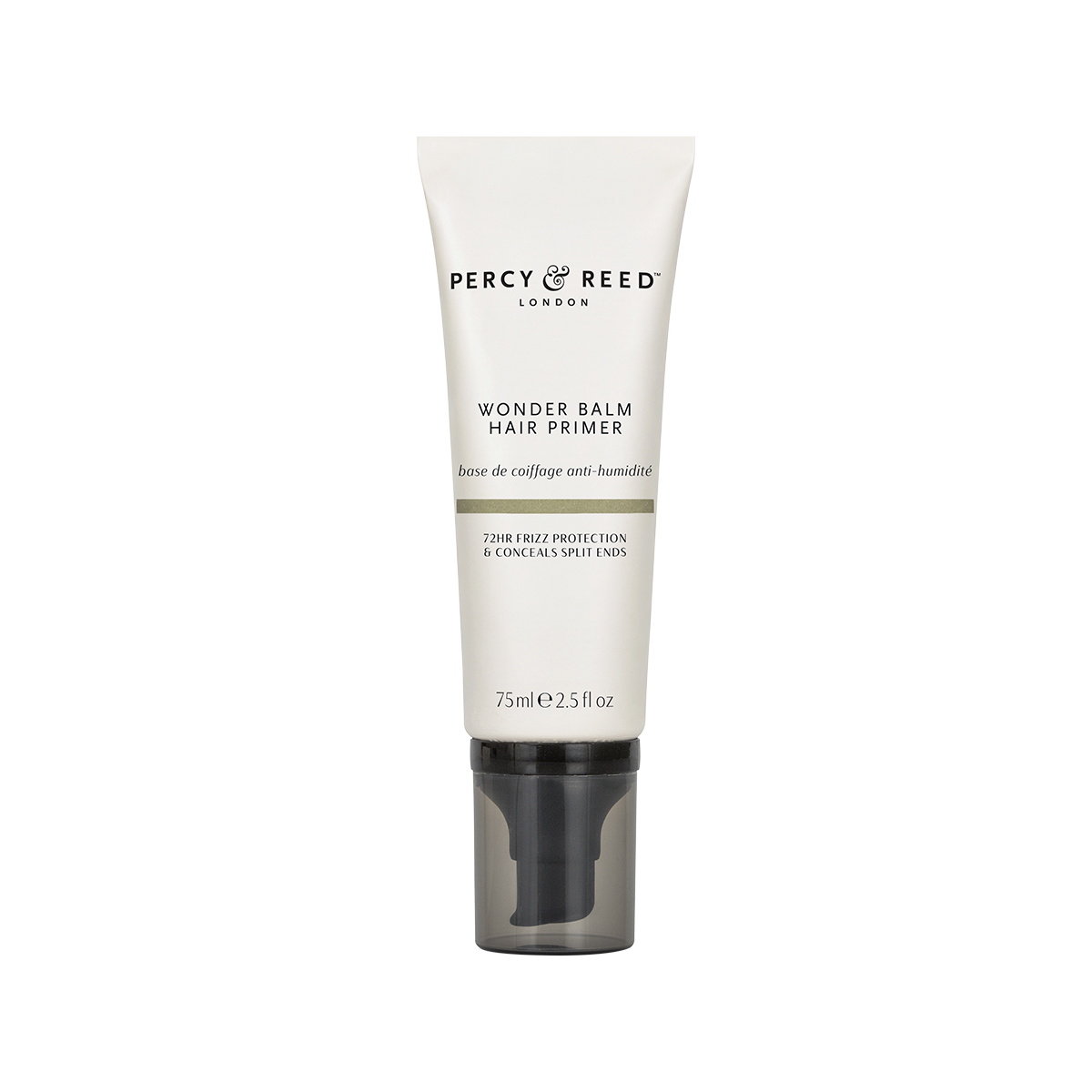  Percy & Reed Wonder Balm Hair Primer tube, hair primer for styling and manageability, 75ml