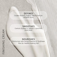 Define & Hold Hair Finishing Cream by Percy & Reed benefits including flyaway smoothing, split end concealing and natural hold
