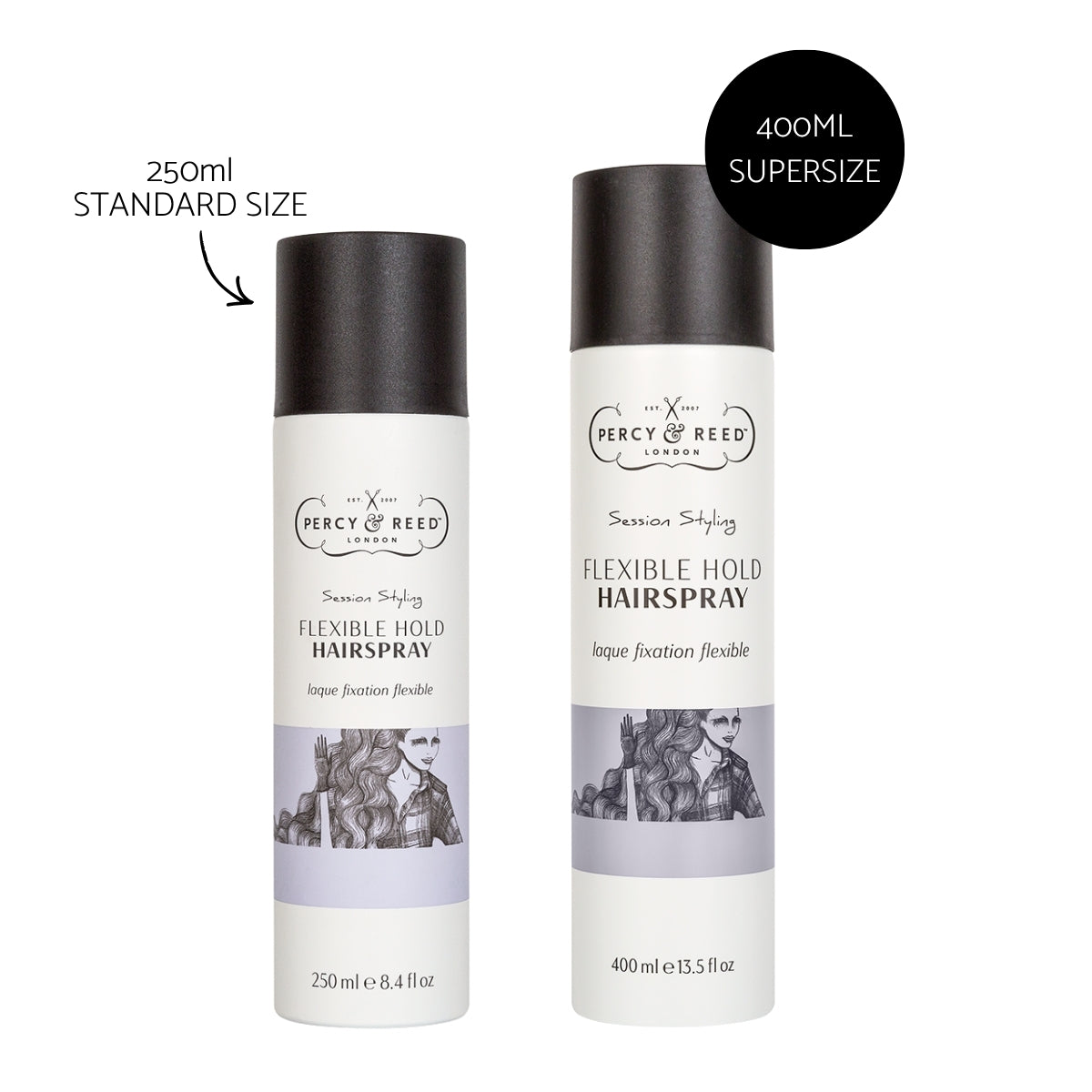 Flexible Hold Hairspray Supersize 400ml Duo