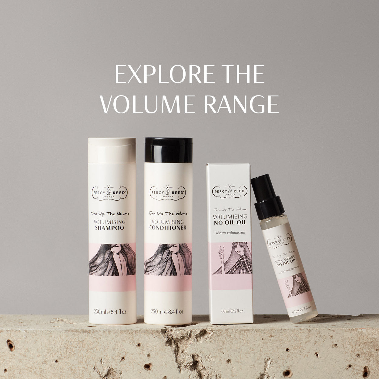 Percy & Reed Turn Up The Volume Volumising Shampoo and Conditioner Bundle