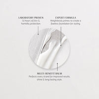 Close up shot of Percy & Reed Wonder Balm hair primer texture